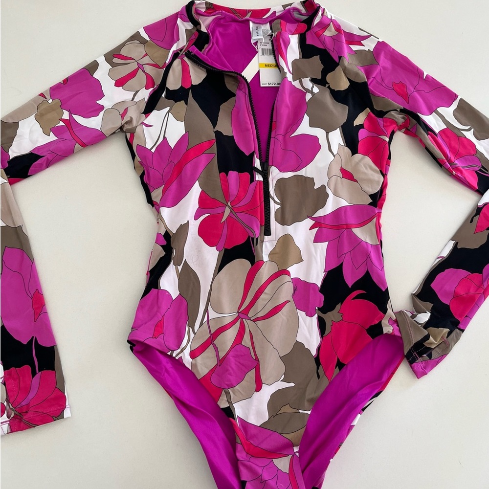Trina Turk long sleeve paddle suit
